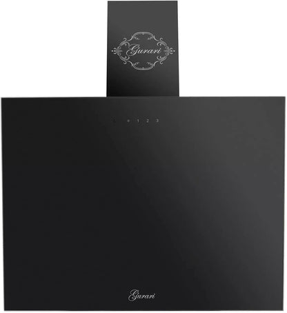 Hotte Aspirante 80 Cm - 286,8 BL Prime - Noir - Verre - Hotte Murale - Air Convection/Évacuation - Hotte Aspirante - 1000 M³/H - Avec Télécommande - Classe A