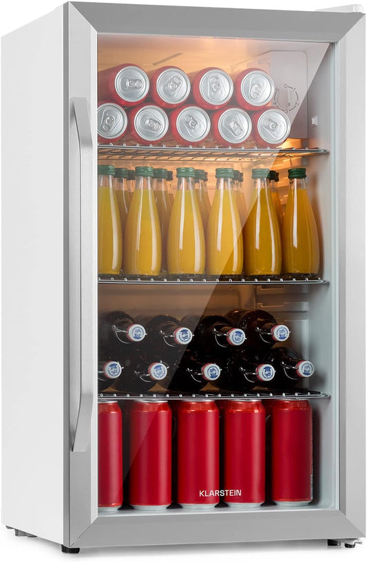 Mini Frigo De Chambre Et Bureau Pour Boisson, Petit Frigo Silencieux, Refrigerateur Mini Bar 80L, Petit Réfrigérateur Camping, Étagères Réglables Pour Le Vin, Cannette, Beer Fridge