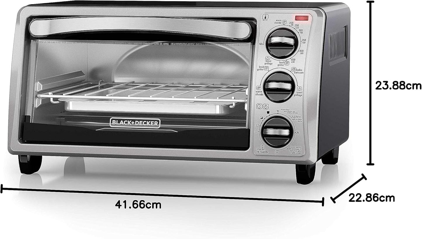 Applica TO1313SBD BD 4Slice Bezeltoasteroven Blk by Applica