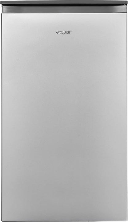 Exquisit KS117-3-010E Kühlschrank, 48Cm Breit, 82 L, LED, Silber