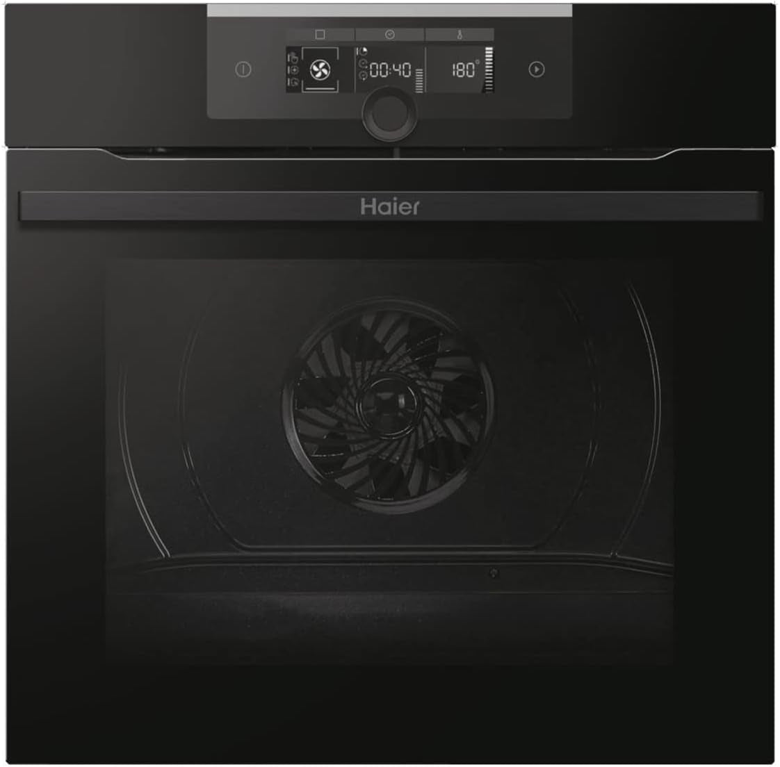 HWO60SM2F3BH Four Encastrable I-Turn Series 2 - 70L, Multi-Level, 11 Fonctions, Nettoyage Aqualisis, Connectivité Wi-Fi Et Bluetooth, Commande Rotative, Noir, Classe A+