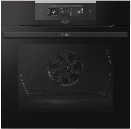HWO60SM2F3BH Four Encastrable I-Turn Series 2 - 70L, Multi-Level, 11 Fonctions, Nettoyage Aqualisis, Connectivité Wi-Fi Et Bluetooth, Commande Rotative, Noir, Classe A+