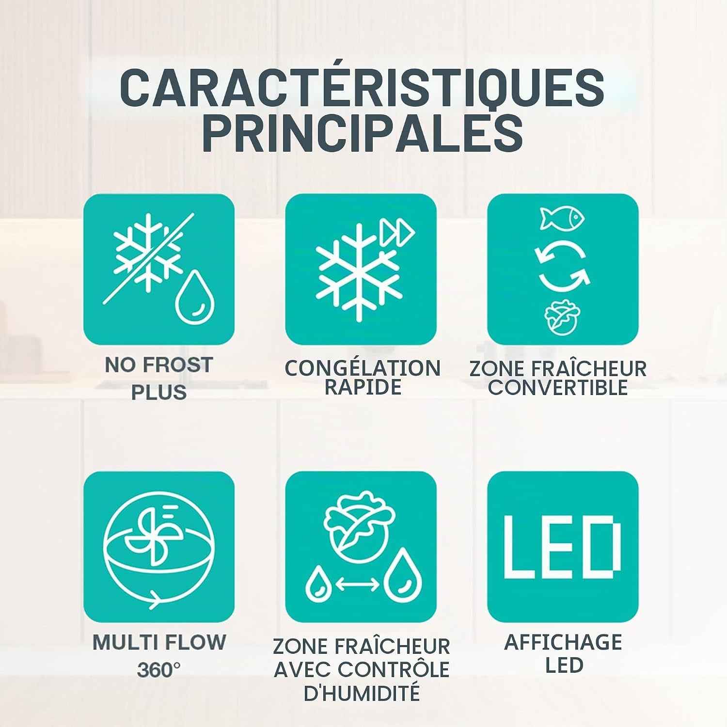 Réfrigérateur-Congélateur NRK619CAXL4, Technologie Inverter, Nofrostplus, Crispzone, Convertfresh Zone, Classe Énergétique C