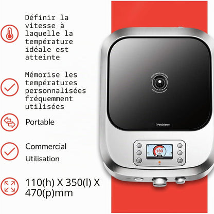 the Control Freak Plaque De Cuisson À Induction, 2400 W, En Acier Inoxydable