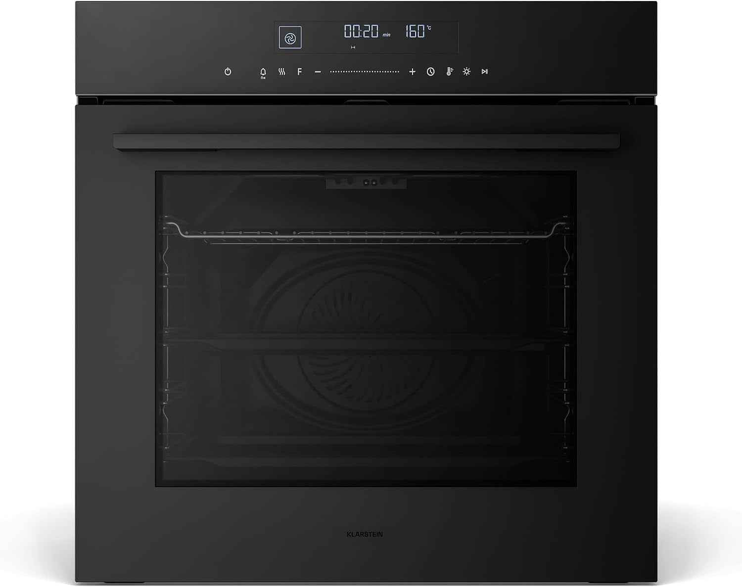 Klarstein Velaire Four Encastrable 60 Cm - 74L, 13 Modes, Classe A+, Commandes Tactiles, Nettoyage Facile, Four Électrique Encastrable, Minuterie, Noir