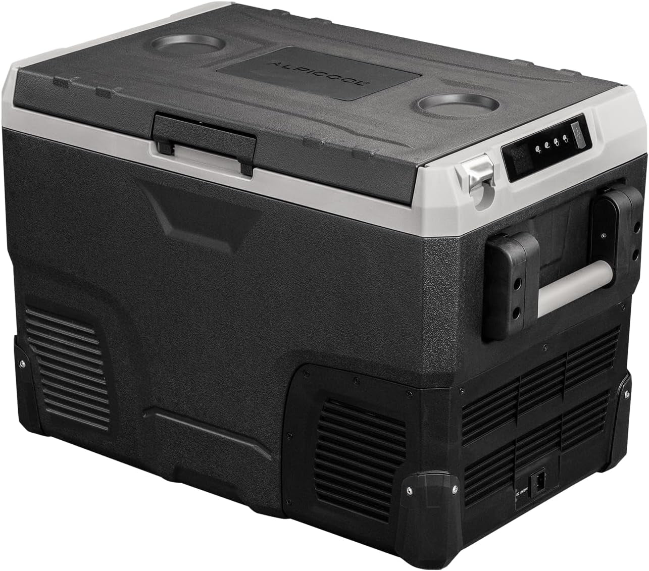 IR42 39,7L Réfrigérateur De Voiture Portable Congélateur Et Réfrigérateur, Glaciere Électrique À Compression Pour Maison, Dortoir, Camping (Gris)
