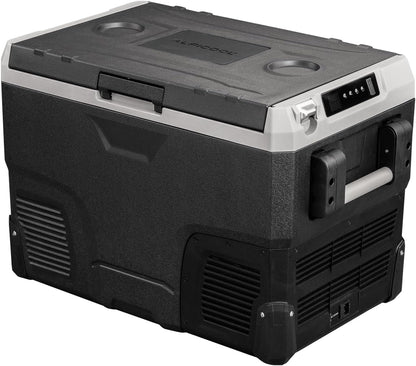 IR42 39,7L Réfrigérateur De Voiture Portable Congélateur Et Réfrigérateur, Glaciere Électrique À Compression Pour Maison, Dortoir, Camping (Gris)