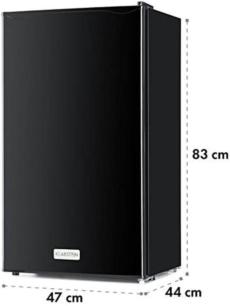 Beerkeeper - Réfrigérateur Autonome- Réfrigérateur, Capacité 92 L, Puissance Nominale 60 W, Hauteur 83Cm, 3 Compartiments, Bac À Légumes, Thermostat 7 Positions, Silencieux, Noir Brillant