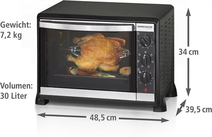 Rommelsbacher BG 1550 Four/Grill À Chaleur Tournante Broche Motorisée (Import Allemagne)