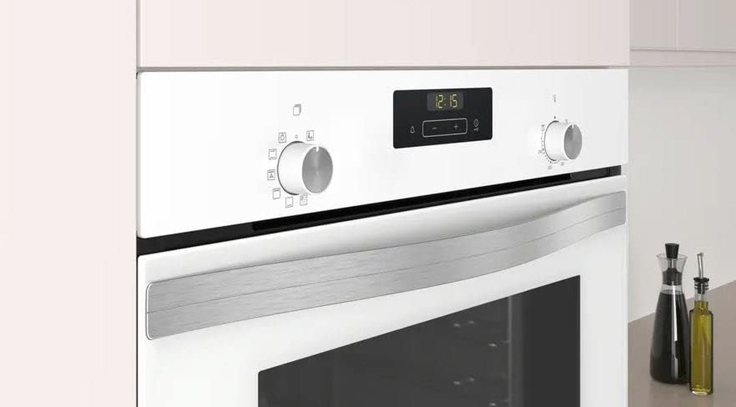 Balay 3HB4131B2 Four, Multifonction A, Incastrable, 60 Cm, 71 L, 7 F, Aqualisis, Ap. Abatible, Blanc, Contrôle Comfort, Horloge Électronique Avec Programmation De Démarrage Et D'Arrêt, Lancement 2022