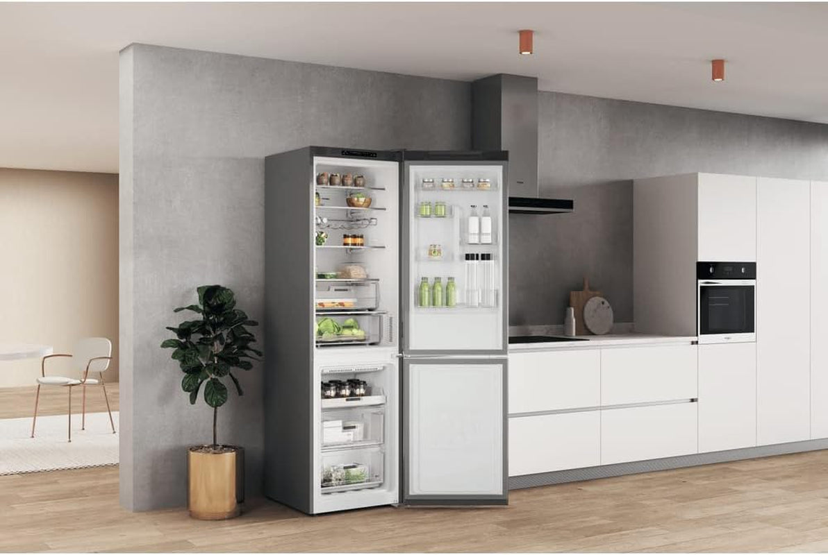 Réfrigérateur Combiné No Frost 370 Litres Classe D Inox - W7X93A OX