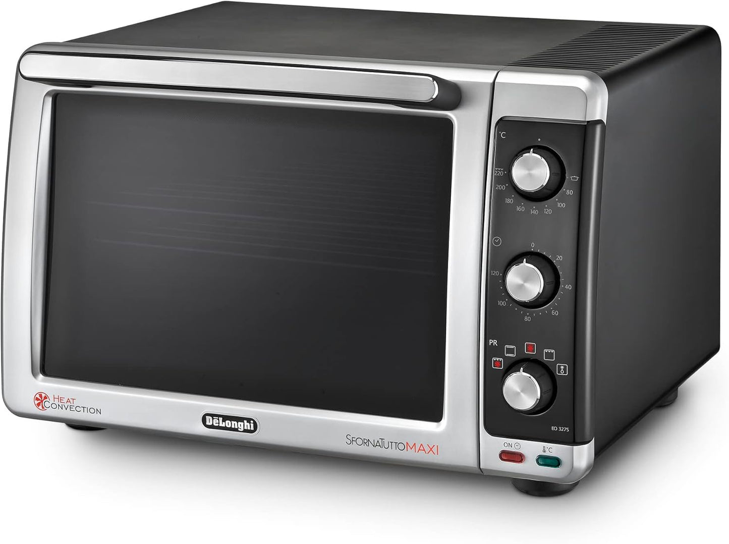 DELONGHI Mini Four EO32752, 6 Programmes, 32 Litres, 2200W Noir