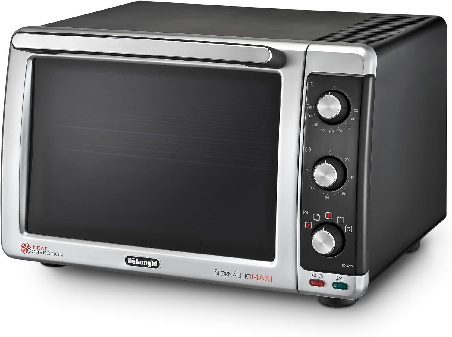 DELONGHI Mini Four EO32752, 6 Programmes, 32 Litres, 2200W Noir