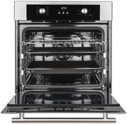 Four Encastrable 60 Cm | 70L | 3Kw | Air Chaud | Tiroirs Télescopiques | Timer Automatique | Double Vitrage D'Isolation Thermique | BO8810SS