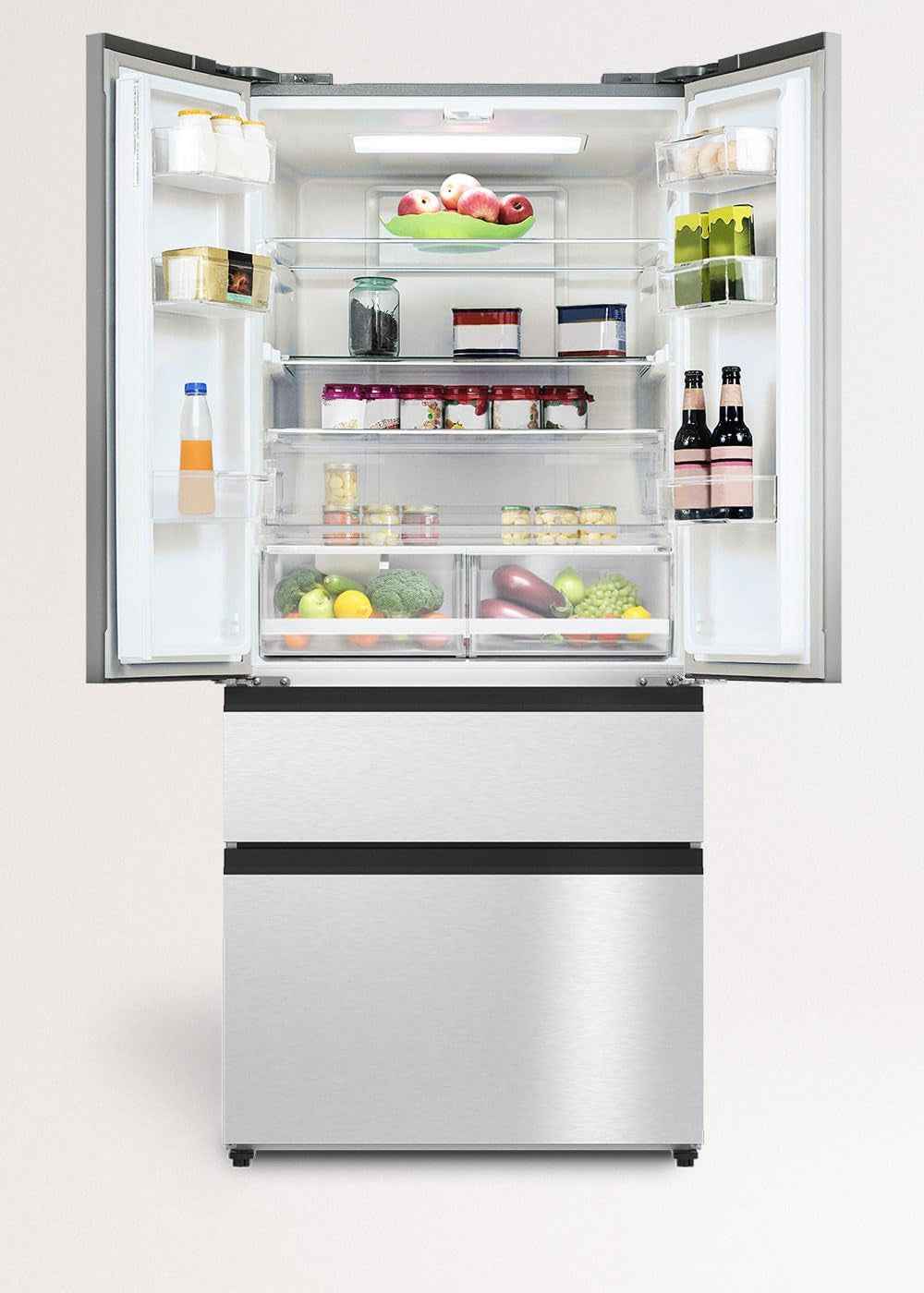 / FRIDGE STUDIO FRENCH DOOR PRO 509 / Réfrigérateur Style French Door 509L Inox / 83,3 X 63,5 X 191,2 Cm/No Frost, Space Pro, Care+, Commande Tactile Électronique, 160W