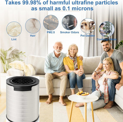 Filtre HEPA De Rechange FY1700 Compatible Avec Le Purificateur D'Air Philips Série 1000I Numéro De Modèle AC1715/70, AC1715/41, AC1715/30, Pièce FY1700/30