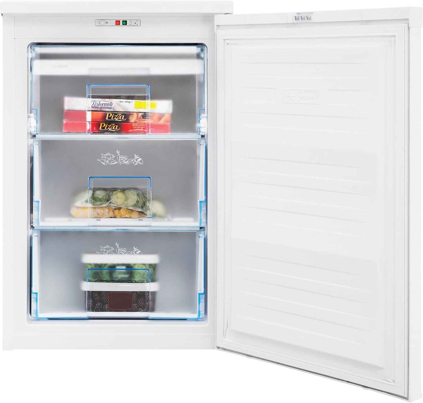 FSE1074N Congélateur Table Top - Pose Libre, Encastrable, 95L, 37 Db, Charnière De Porte Réversible, Blanc, Classe E