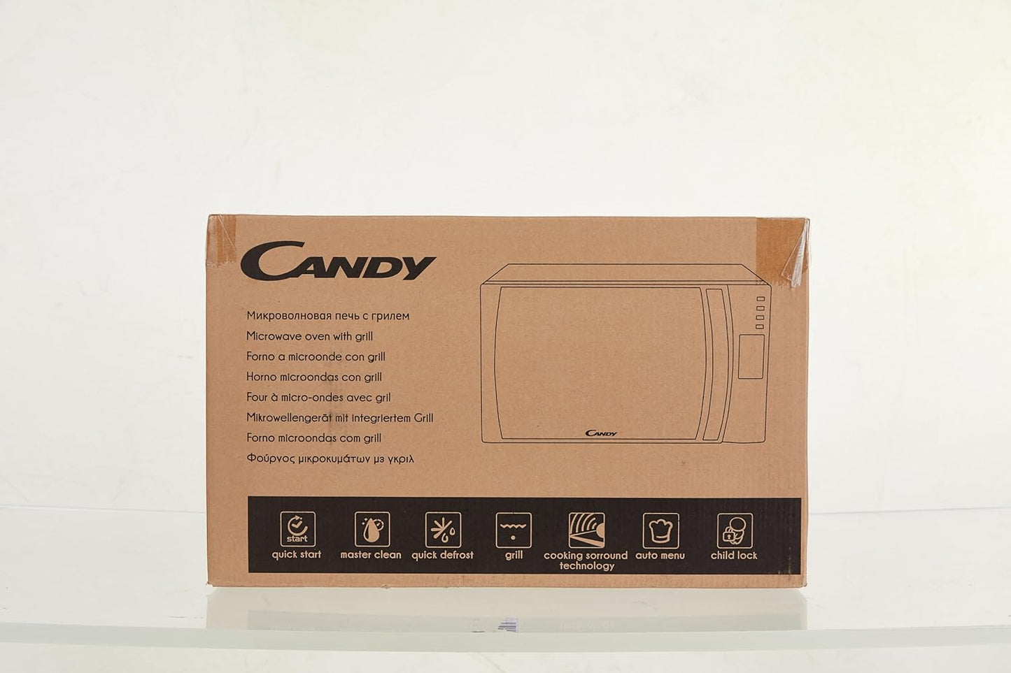 CMXG20DS Micro-Ondes, Puissant 700W + Puissance Grill 1000W, Capacité 20L, Ecran Numérique, Application Cook-In