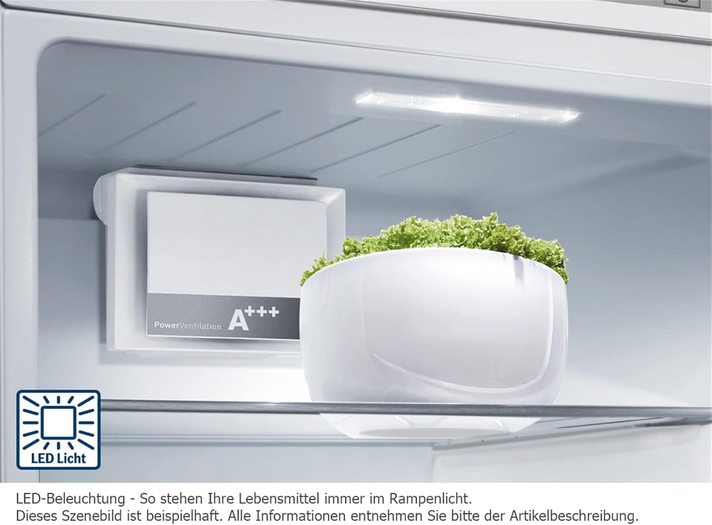 KIF81PFE0 Série 8 Réfrigérateur Encastré 177,5 X 56 Cm Niche 289 L Charnière Plate Made in Germany, Vitafresh Pro 3 Fois plus De Fraîcheur, Éclairage LED Uniforme
