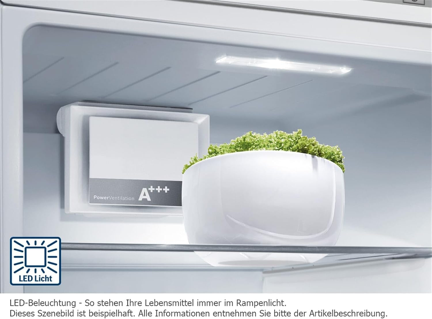 KIF81PFE0 Série 8 Réfrigérateur Encastré 177,5 X 56 Cm Niche 289 L Charnière Plate Made in Germany, Vitafresh Pro 3 Fois plus De Fraîcheur, Éclairage LED Uniforme
