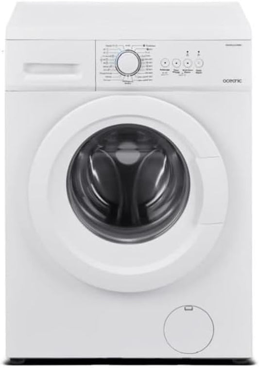 Lave-Linge Hublot OCEANIC - OCEALL610WS - 6 Kg - Largeur 59,5 Cm - 1000 Trs/Min - Blanc