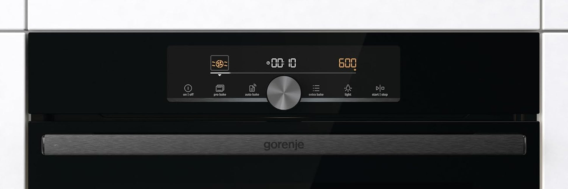 Optibake Advanced BSA 6747 A04BGWI Four Encastré/Wifi Connected / 77L / Air Chaud/Cataclean/Autobake/Touche/Extracteurs Télescopiques/Steamassist/Pizzamode 300°C/Noir