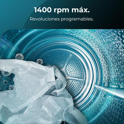 Lave Linge Frontal Bolero Dresscode 7150 Inverter A, Machine À Laver 7 Kg, 1400 Tr,Min, 12 Programmes, Classe A, Inverter Plus, Steam Max, Drum Clean, Départ Différé, Sécurité Enfant
