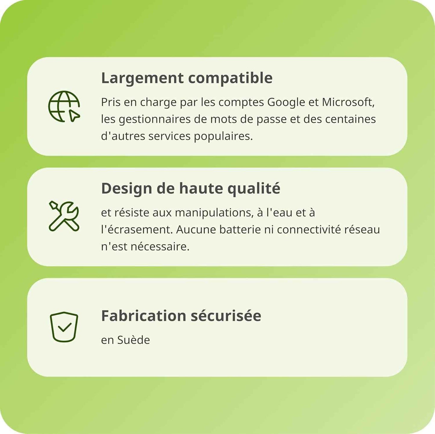 - Yubikey 5 NFC - Clé De Sécurité Pour L'Authentification À Deux Facteurs (2FA), Connexion via USB-A Ou NFC, Certification FIDO - Protection De Vos Comptes En Ligne