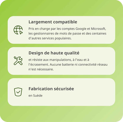 - Yubikey 5 NFC - Clé De Sécurité Pour L'Authentification À Deux Facteurs (2FA), Connexion via USB-A Ou NFC, Certification FIDO - Protection De Vos Comptes En Ligne