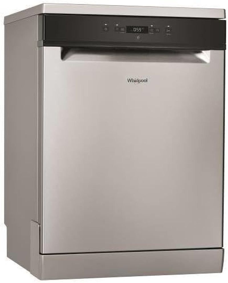 Whirlpool WRFC 3C26 X Lave-Vaisselle Autonome 14 Places A++ - (Acier Inoxydable, Taille Maximum (60 Cm), Noir, Boutons, 1,3 M)