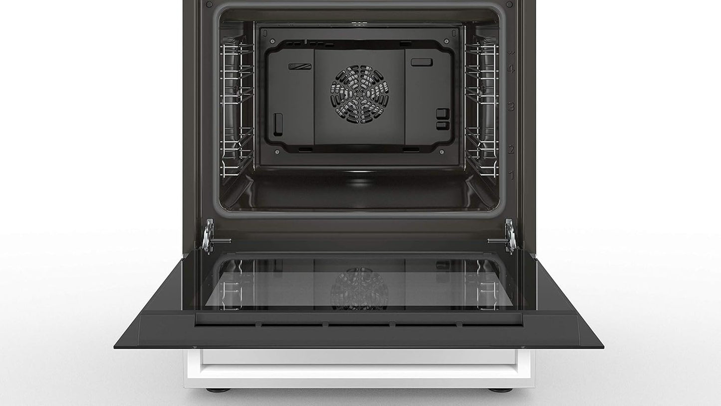 HKA090220 Four Et Cuisinière Blanc Céramique a - Fours Et Cuisinières (Cuisinière, Blanc, Rotatif, Blanc, Devant, Céramique)
