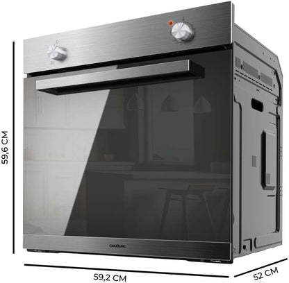 Four Encastrable Bolero Hexa C126000 Mirror A. 2800 W, Capacité De 77 L, 4 Fonctions, Steam Assist, Steam Easyclean, Cooling Fan, Triple Vitrage, Classe Énergétique A, Lumière Intérieure.