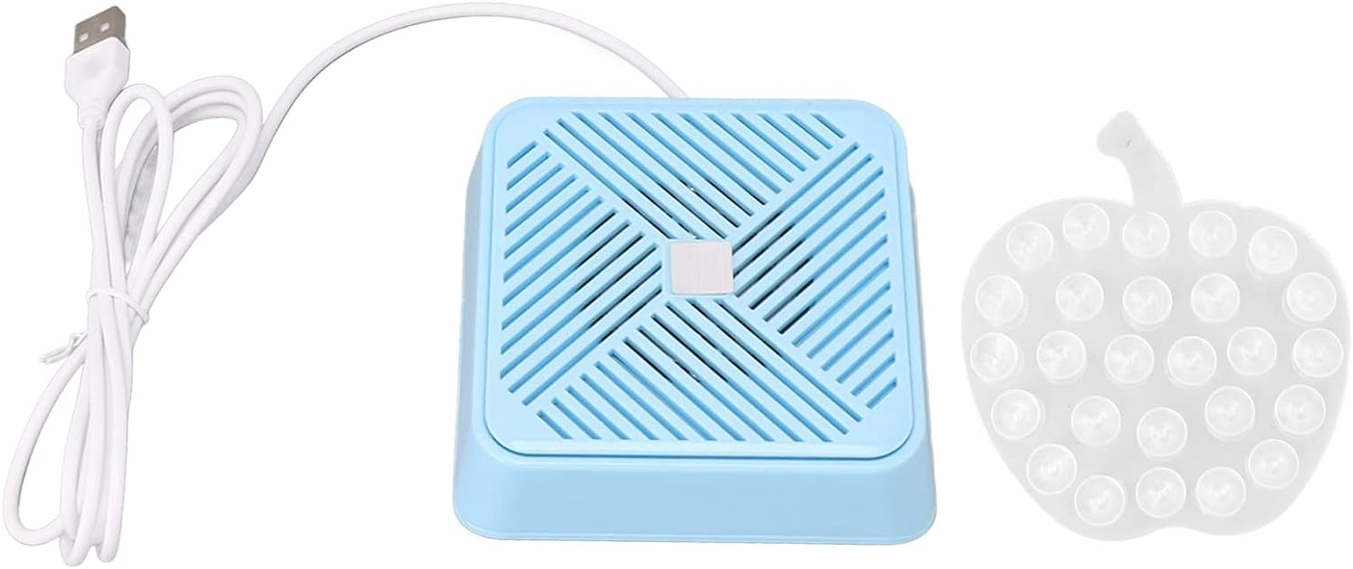 Lave-Vaisselle USB Évier, Puissant 5 V Intégré Sans Fuite USB Lave-Vaisselle Entrée CC Haute Fréquence Ultrasonique Avec Ventouse En Silicone Pour Le Ménage (Bleu)