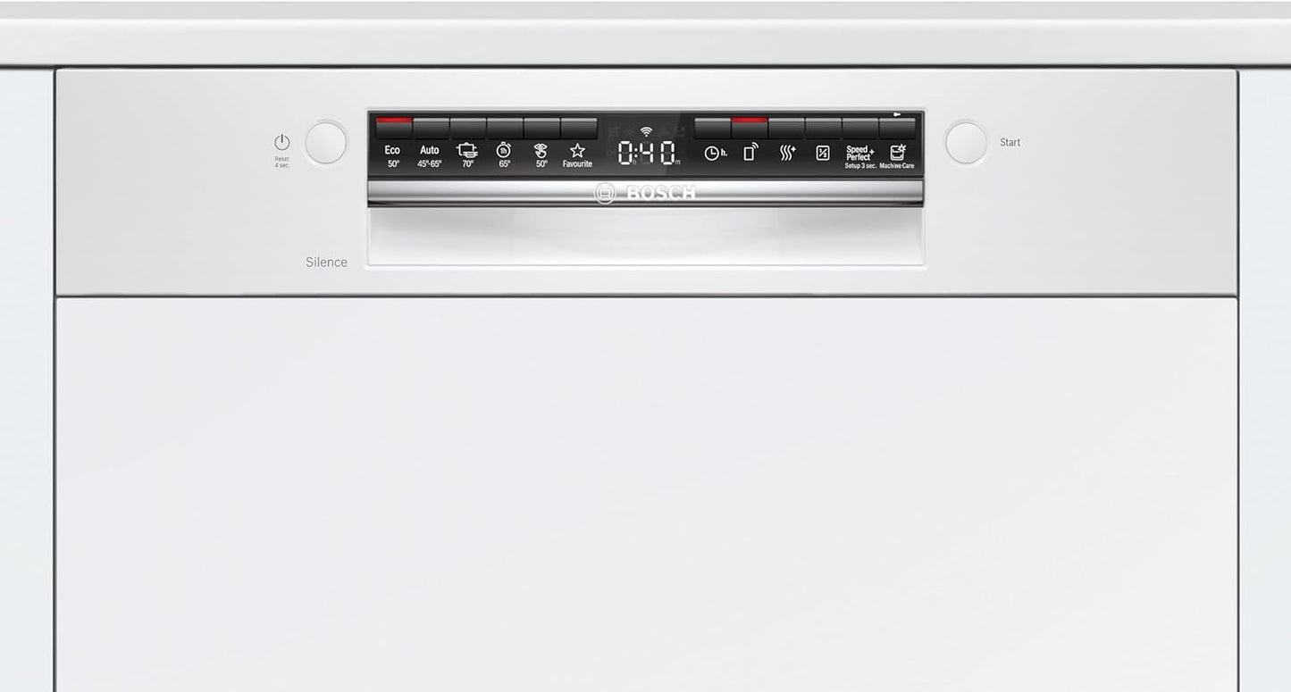 SMI4HTW31E - Série 4 - Lave-Vaisselle Encastrable - 60Cm - 12 Couverts - 46 Db - Blanc