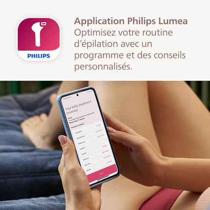 Lumea Epilateur À Lumiere Pulsee Serie 8000 - Epilateur Avec Technologie Senseiq, 2 Embouts Pour Le Corps Et Le Visage, Utilisation Filaire (Modèle BRI944/00)