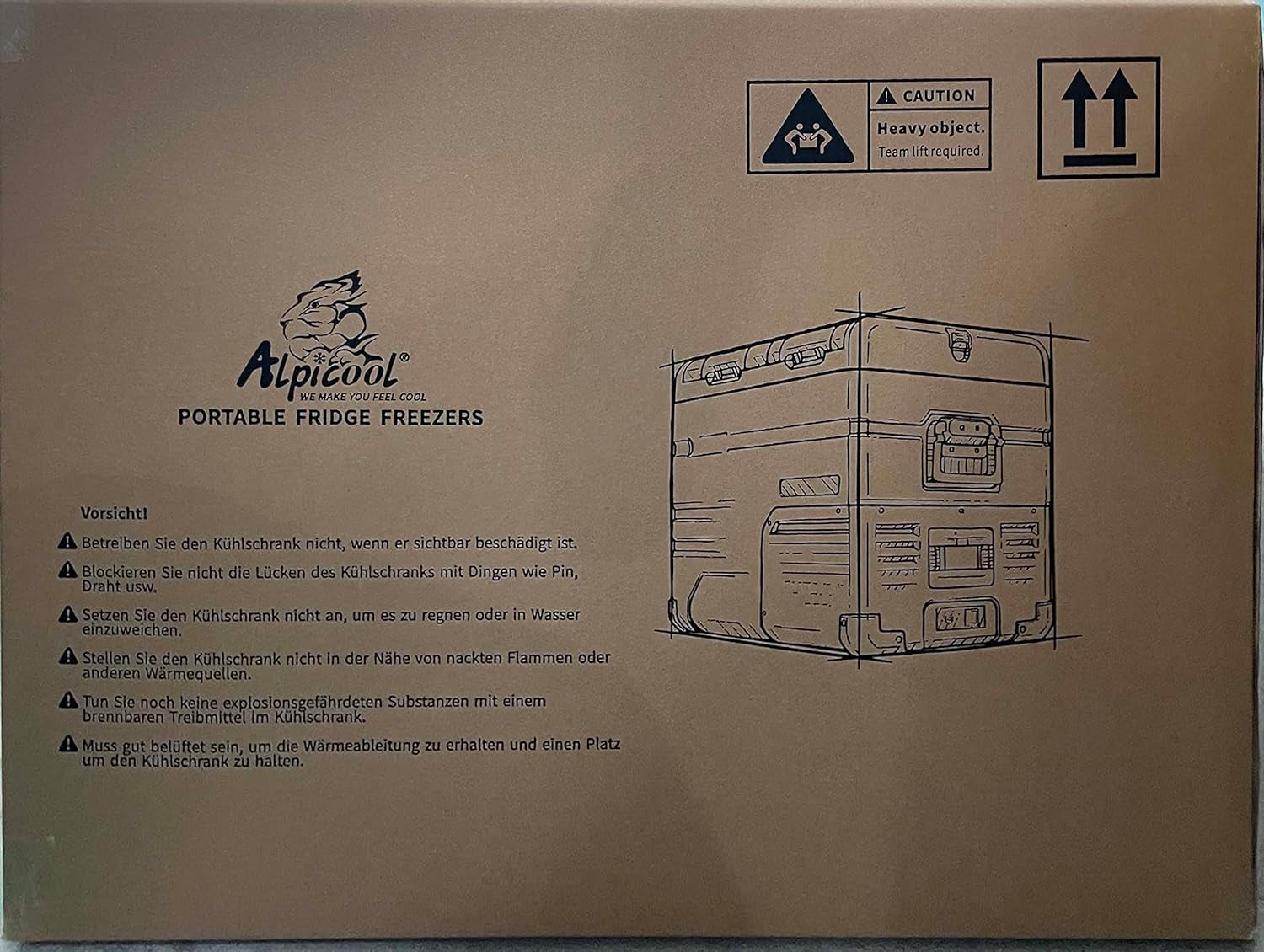 TA45 Glaciere Portable Réfrigérateur Voiture 45 Liter Camping Congélateur 12/24V Mini Frigo Pour Maison, Bureau Ou Pique-Nique En Plein Air/ -20 À 20℃