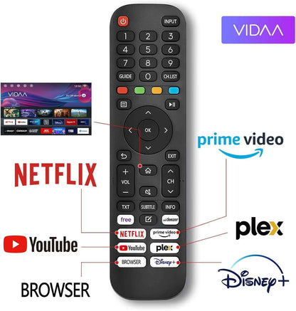 TUV32FN1B Smart TV 32 Pouces (80 Cm), Full HD Sans Bord Connectée Télévision Avec Wifi, Bluetooth, App Store, Airplay, Triple Tuner (DVB-T/T2, DVB-C, DVB-S/S2), Molotov Et Plus