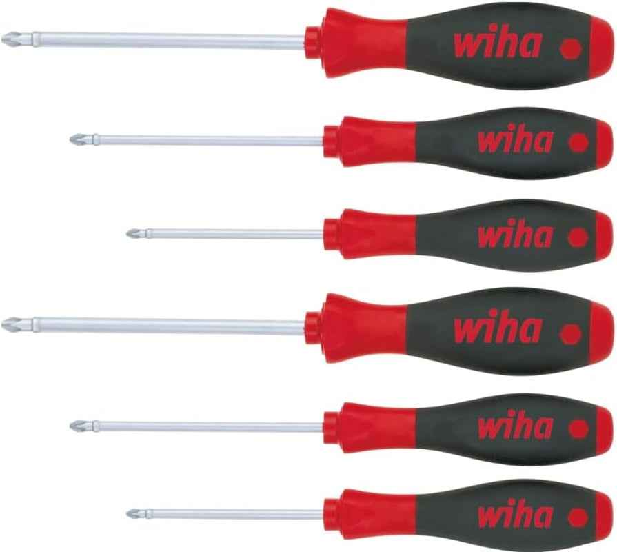 311K6 Jeu De Tournevis Cruciformes Phillips / Pozidriv Softfinish 6 Pièces (Import Allemagne)