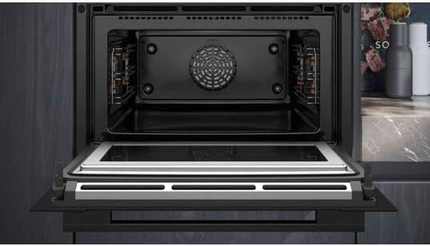 SIEMENS Four Encastrable Pyrolyse CM776G1B1, IQ700, Combiné Compact