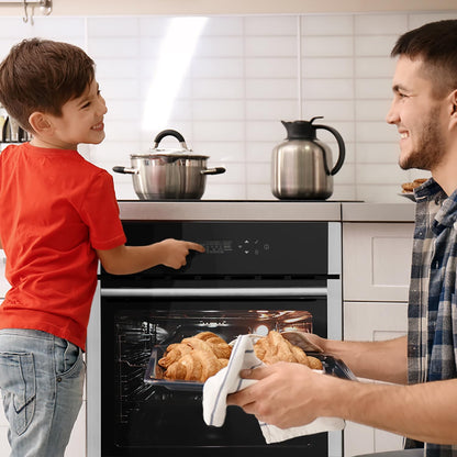 Four Encastrable 60 Cm | 70 L | 2,8 Kw | Fonction Pizza | Grill | Chaleur Tournante | Air Chaud | Minuterie Automatique | Contrôle Par Application Wifi | EB8313HC