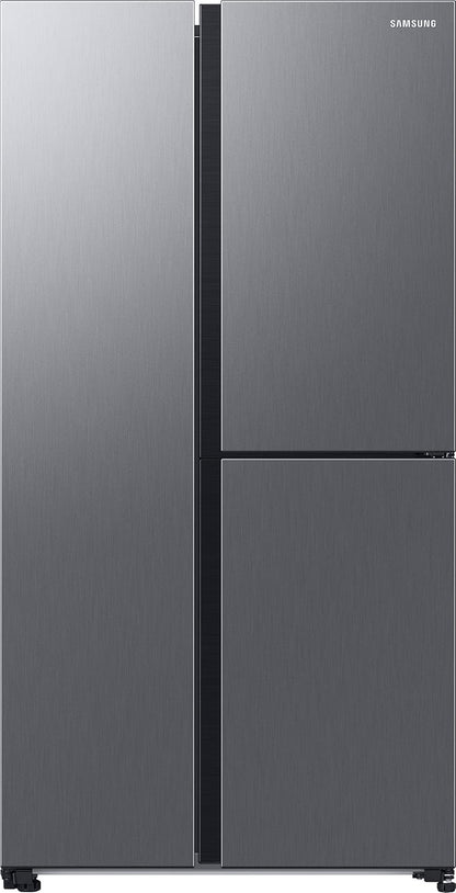 RH69B8921S9/EG Side-By-Side Réfrigérateur Latéral 178 Cm 645 Beverage Center, Dual Ice Maker, Twin Cooling+, No Frost+, Raccordement Eau Fraîche, Aspect Acier Inoxydable