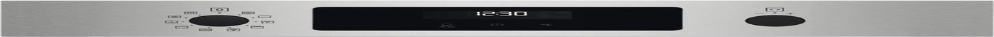 Zanussi ZOPKX6X2 Four Multifonction Avec Nettoyage Pyrolytique, 9 Fonctions Avec Cavité XXL, Horloge Électronique + Télécommandes Escamotables, Anti-Traces De Doigts, Inox, Classe A+, 72 Litres
