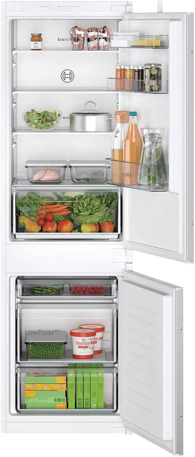 Réfrigérateur Combiné Intégrable À Glissières 267L Blanc - KIV86NSE0