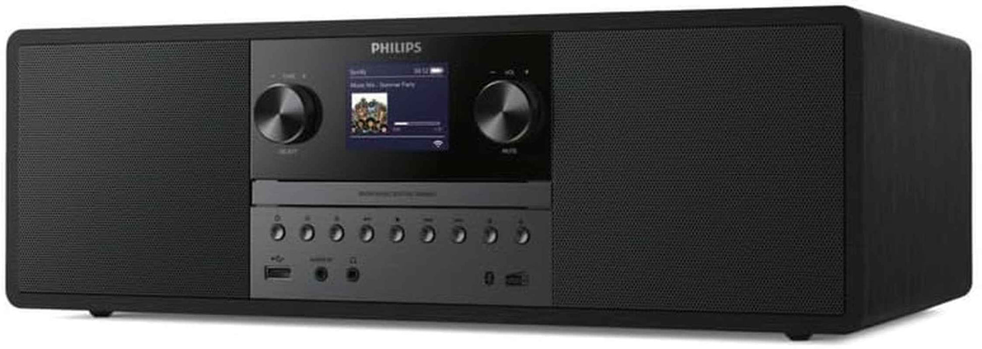 Micro Système Musical TAM6805, 50W Tout-En-Un Avec Radio Internet, Bluetooth, Spotify Connect, USB, Lecteur CD, Dab+, FM, Haut-Parleurs Bass Reflex – Système Audio Compact Pour Maison Et Bure