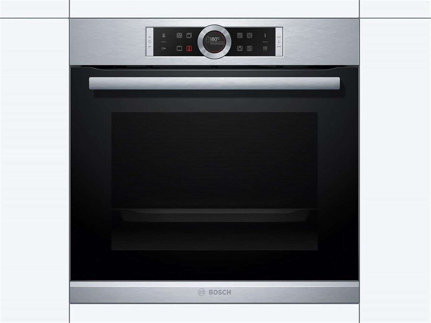HBG675BB1 Série 8 Four Électrique À Encastrer/A / 71 L/Noir/Air Chaud plus 4D Acier Inoxydable