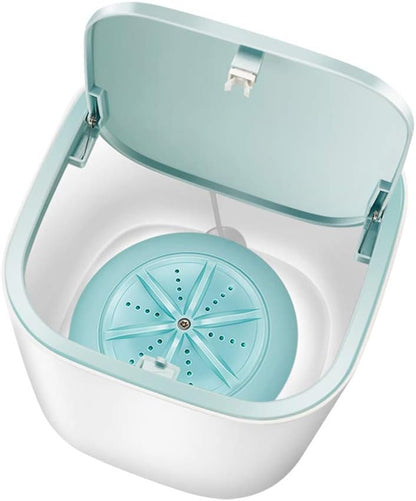 DUOCACL Mini Machine À Laver Turbo Portable Laveuse Ultrasonique Alimentée Par USB Pour La Lessive De Voyage Camping Voyage D'Affaires À Domicile Et La Lessive Des Enfants