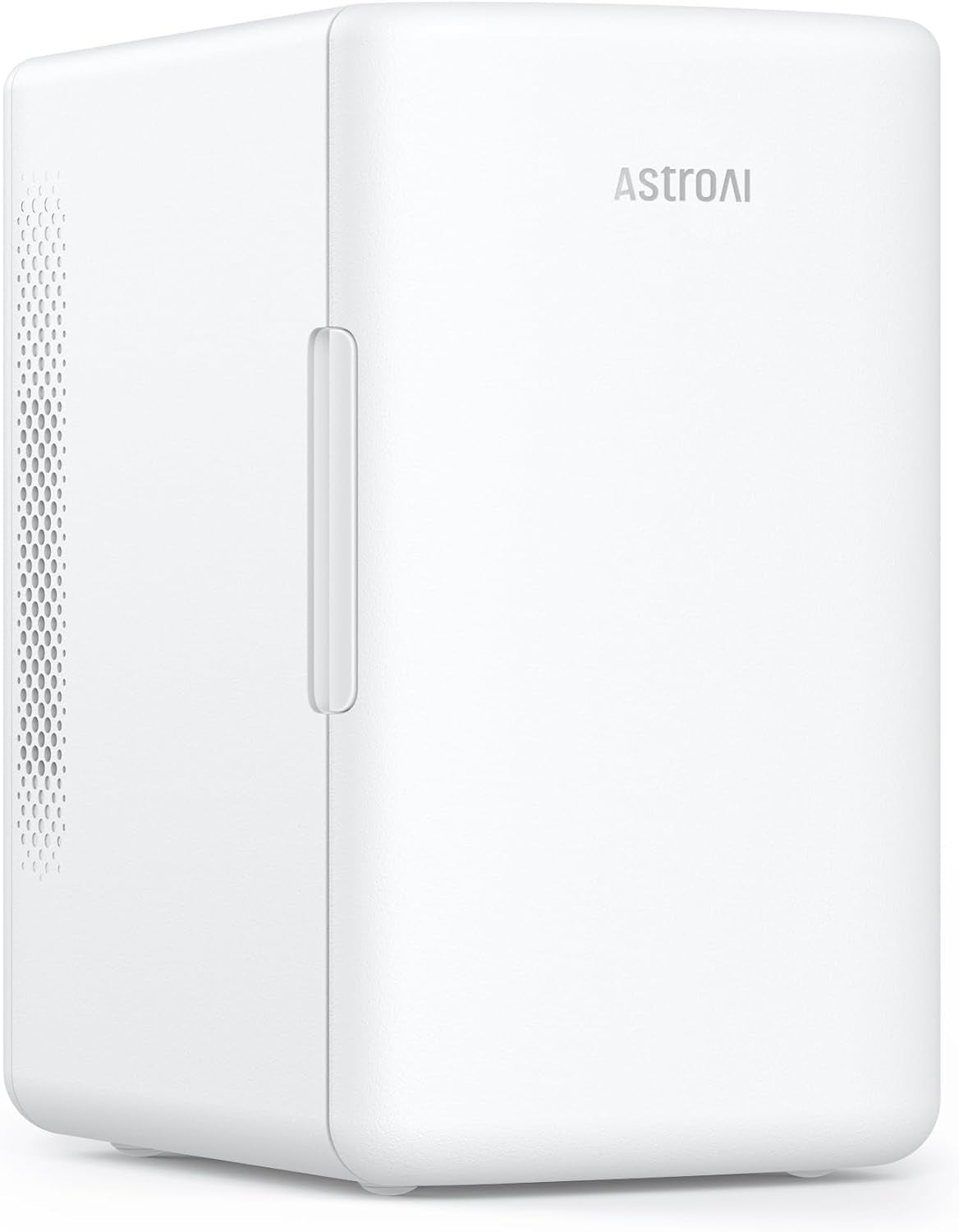 Mini Frigo De Chambre 2.0 6L, Mini Frigo 8 Canettes 330Ml, Mini Réfrigérateur Voiture Portable 12V/220V, Petit Frigo Cosmetique, Skincare, Fonction Chaud/Froid, Cadeau Femme Homme (Blanc)