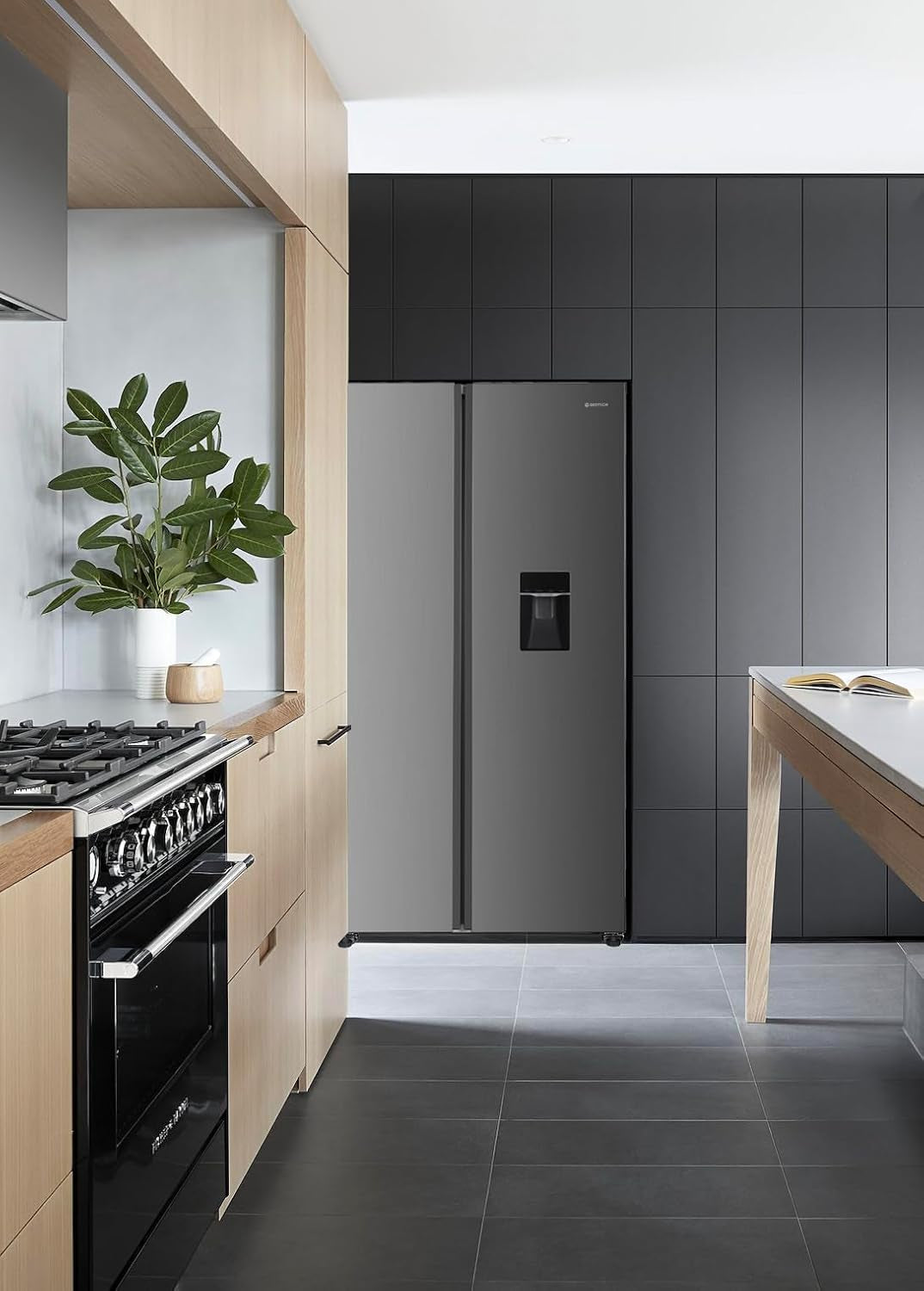 Réfrigérateur Multi-Portes GSBS510IXT 510L (324L + 181L) - Distributeur D'Eau - Inox
