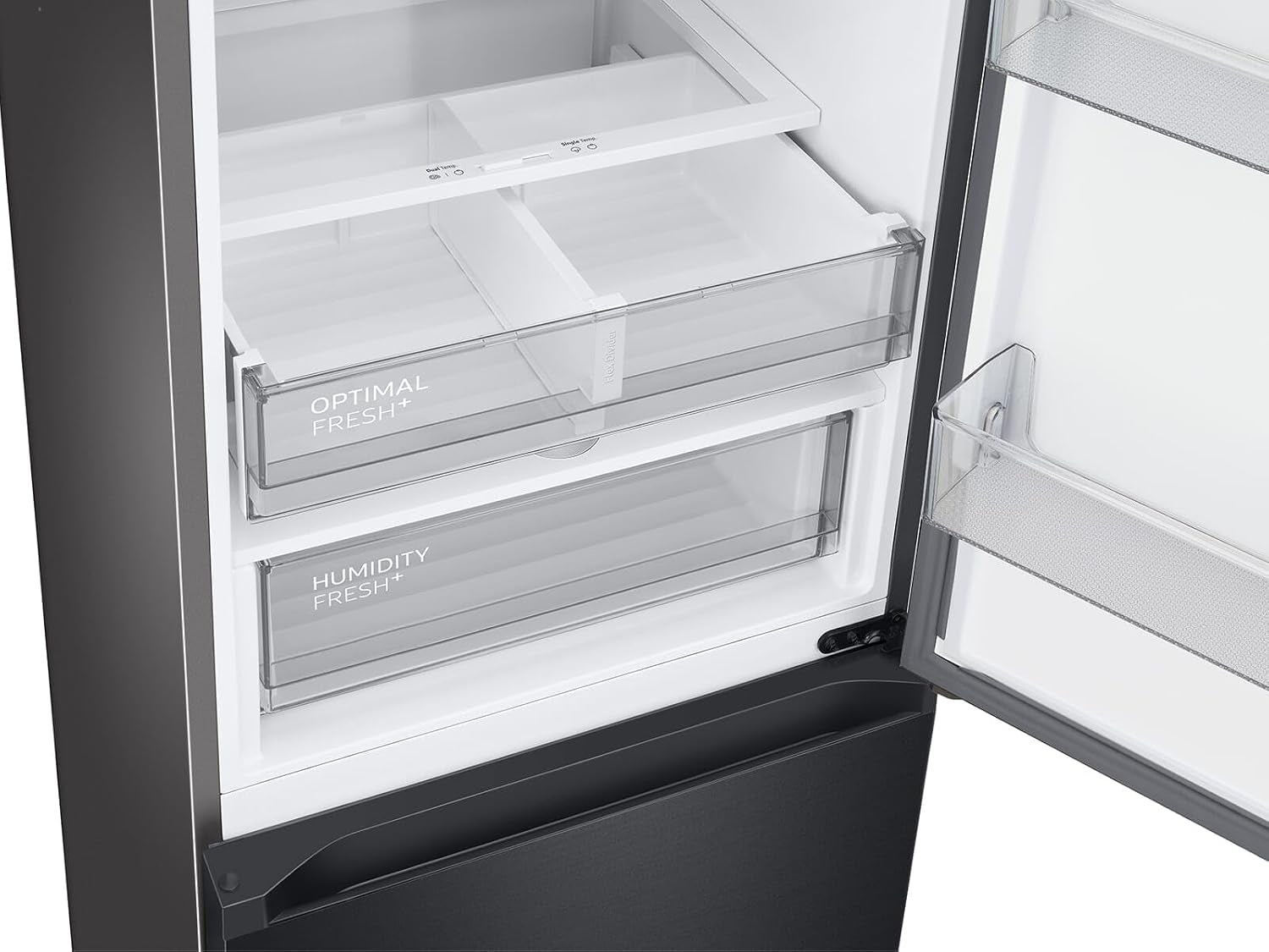 Samsung Bespoke Réfrigérateur Congélateur 203 Cm 387 L 114 L AI Energy Mode Black Steel RL38C7B5BB1/EG