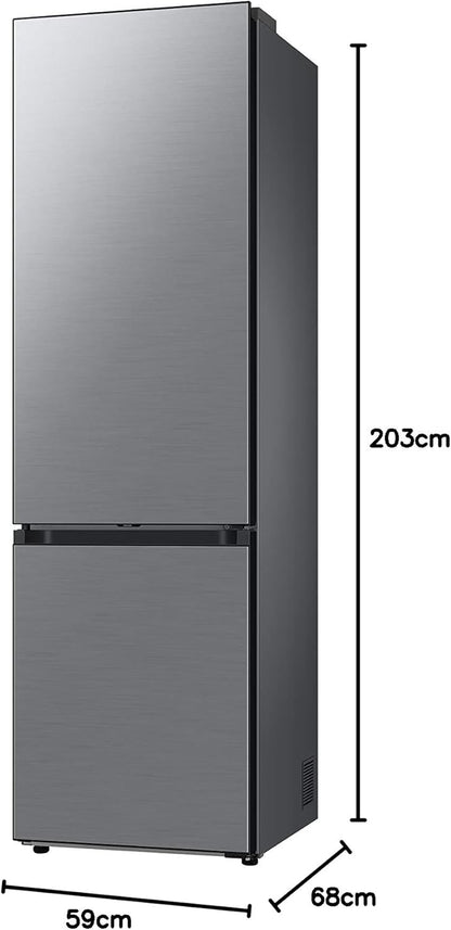 Réfrigérateur Congélateur Bas -  - RB38A7CGTS9 - 2 Portes - 387L - H203CM - a - Froid Ventilé plus - Metal Grey
